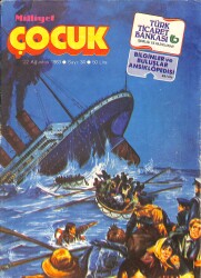 Milliyet Çocuk Dergisi 22 Ağustos 1983 Sayı: 34 - Siyah Kısrak - Red Kit - Monte Cristo - Papilio - Cimcime - Kaptan Hawker NDR96033 - Gökçekoleksiyon