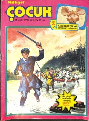 Milliyet Çocuk Dergisi 24 Aralık 1979 Sayı: 52 - Temel Reis - Uzay Çocukları - Totoş - Karl May 