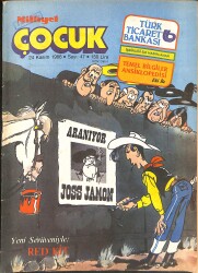 Milliyet Çocuk Dergisi 24 Kasım 1986 Sayı: 47 - Kapak: Red Kit 