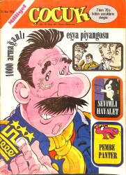 Milliyet Çocuk Dergisi 24 Mart 1976 Sayı: 181 - Albay Bum - Kaygısızlar - Pembe Panter - Örümcek Adam - Sevimli Hayalet NDR96031 - Gökçekoleksiyon