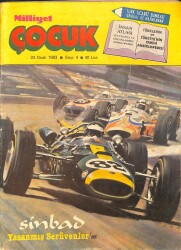 Milliyet Çocuk Dergisi 24 Ocak 1983 Sayı:4 - Hitchcock, Baytekin, Red Kit, Tenten İstanbulda NDR97303 - Gökçekoleksiyon