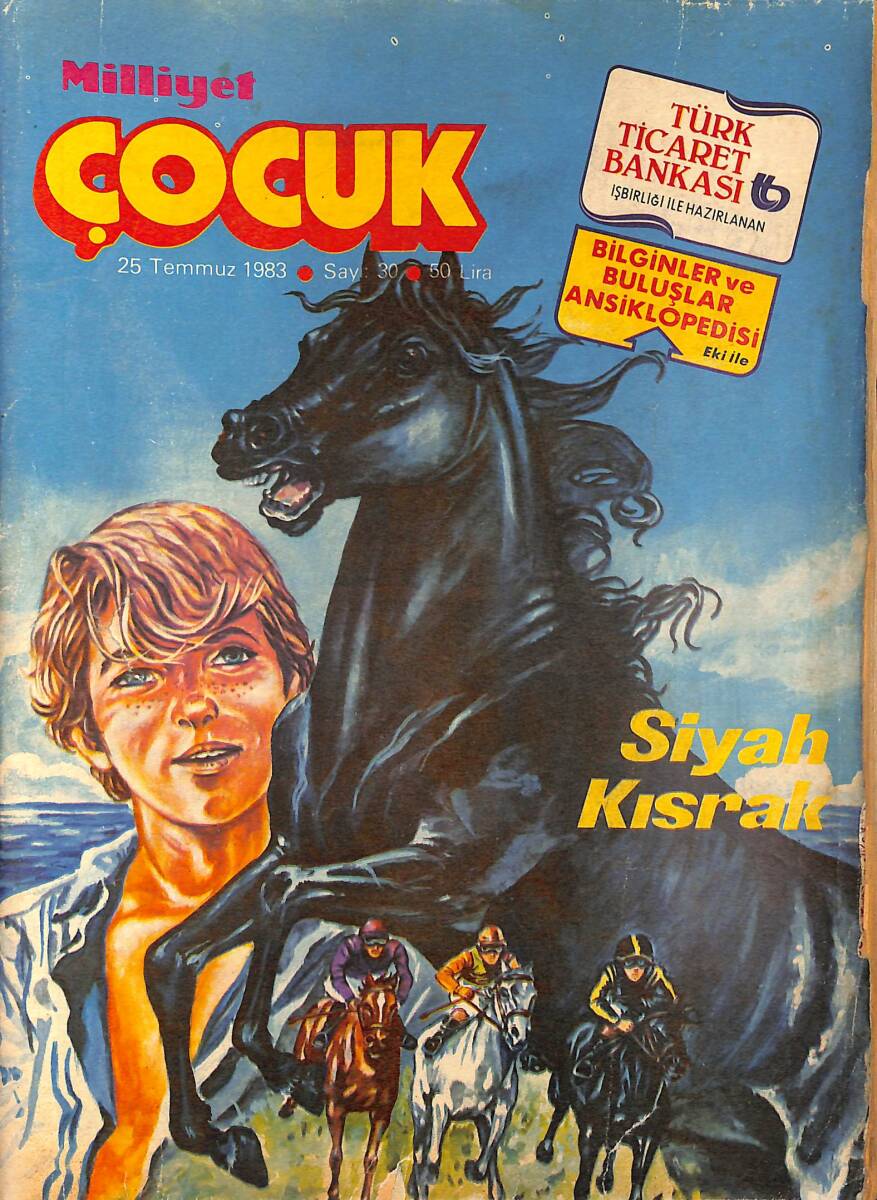 Milliyet Çocuk Dergisi 25 Temmuz 1983 Sayı:30 - Beşler Çetesi, Red Kit NDR95714 - 1
