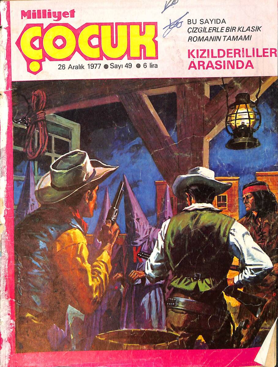 Milliyet Çocuk Dergisi 26 Aralık 1977 Sayı: 49 - Uzay Çocukları - Pembe Panter - Hakan Balamir - Çizgi Roman Mevcut Değildir NDR97090 - 1
