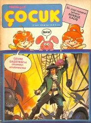 Milliyet Çocuk Dergisi 27 Ekim 1980 Sayı: 43 - Temel Reis - Uzay Çocukları - Kemal Sunal - Pembe Tavşan NDR95988 - Gökçekoleksiyon