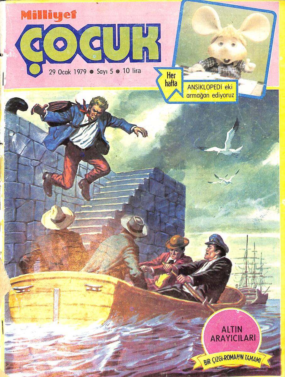 Milliyet Çocuk Dergisi 29 Ocak 1979 Sayı: 5 - Uzay Çocukları - Enrique Conscience 