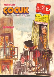 Milliyet Çocuk Dergisi 29 Temmuz 1985 Sayı: 31 - Kapak: Cimcime - Red Kit 