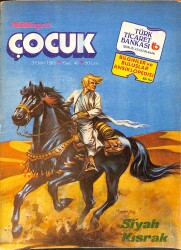 Milliyet Çocuk Dergisi 3 Ekim 1983 Sayı: 40 - Kapak: Siyah Kısrak - Red Kit - Monte Cristo - Kaptan Hawker NDR98806 - Gökçekoleksiyon