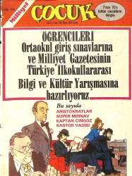 Milliyet Çocuk Dergisi 3 Mart 1976 Sayı: 178 - Aristokratlar - Süper Mırnav - Kaptan Cingöz - Kastor Vadisi NDR97064 - Gökçekoleksiyon