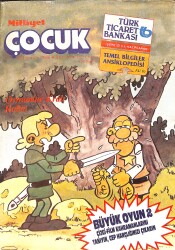 Milliyet Çocuk Dergisi 30 Haziran 1986 Sayı: 26 - Kapak: Ormanlar Kralı Robin - Çırak Şirin - Red Kit - Bilmece Bulmaca - Dünya Kupası 