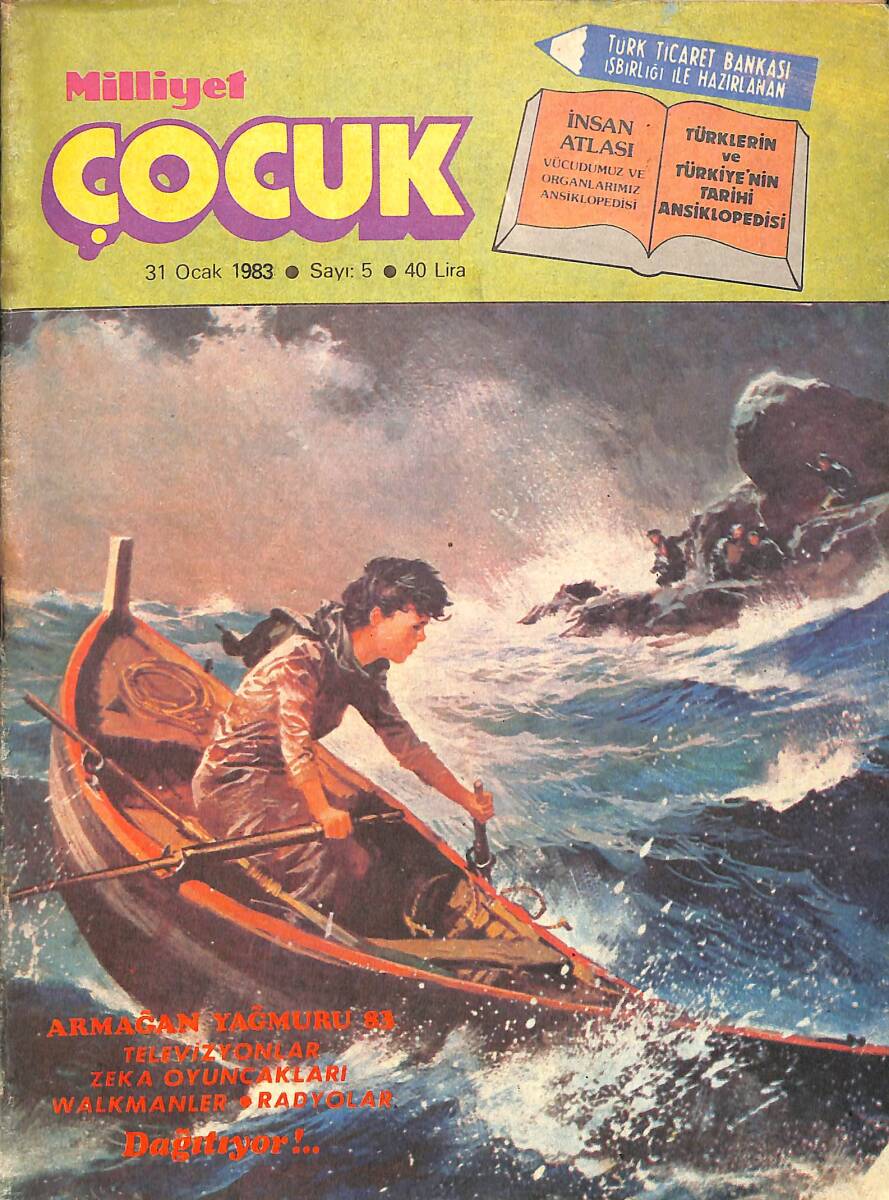 Milliyet Çocuk Dergisi 31 Ocak 1983 Sayı:5 - Baytekin, Red Kit NDR97304 - 1