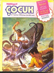 Milliyet Çocuk Dergisi 31 Temmuz 1978 Sayı: 31 - Uzay Çocukları - Pembe Panter - Temel Reis - Bıdık Ali - Robert L. Stevenson 