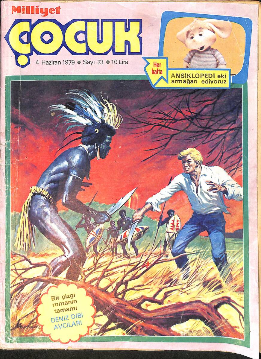 Milliyet Çocuk Dergisi 4 Haziran 1979 Sayı:23- Deniz Dibi Avcıları, Pembe Panter NDR97305 - 1