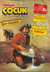 Milliyet Çocuk Dergisi 5 Ağustos 1985 - Red Kit, Jesse James, Siyah Kısrak NDR85016 - Gökçekoleksiyon
