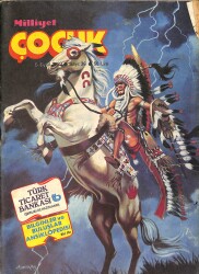 Milliyet Çocuk Dergisi 5 Eylül 1983 Sayı: 36 - Siyah Kısrak - Red Kit 