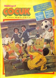 Milliyet Çocuk Dergisi 5 Temmuz 1982 Sayı: 28 - Red Kit - Tarzan 