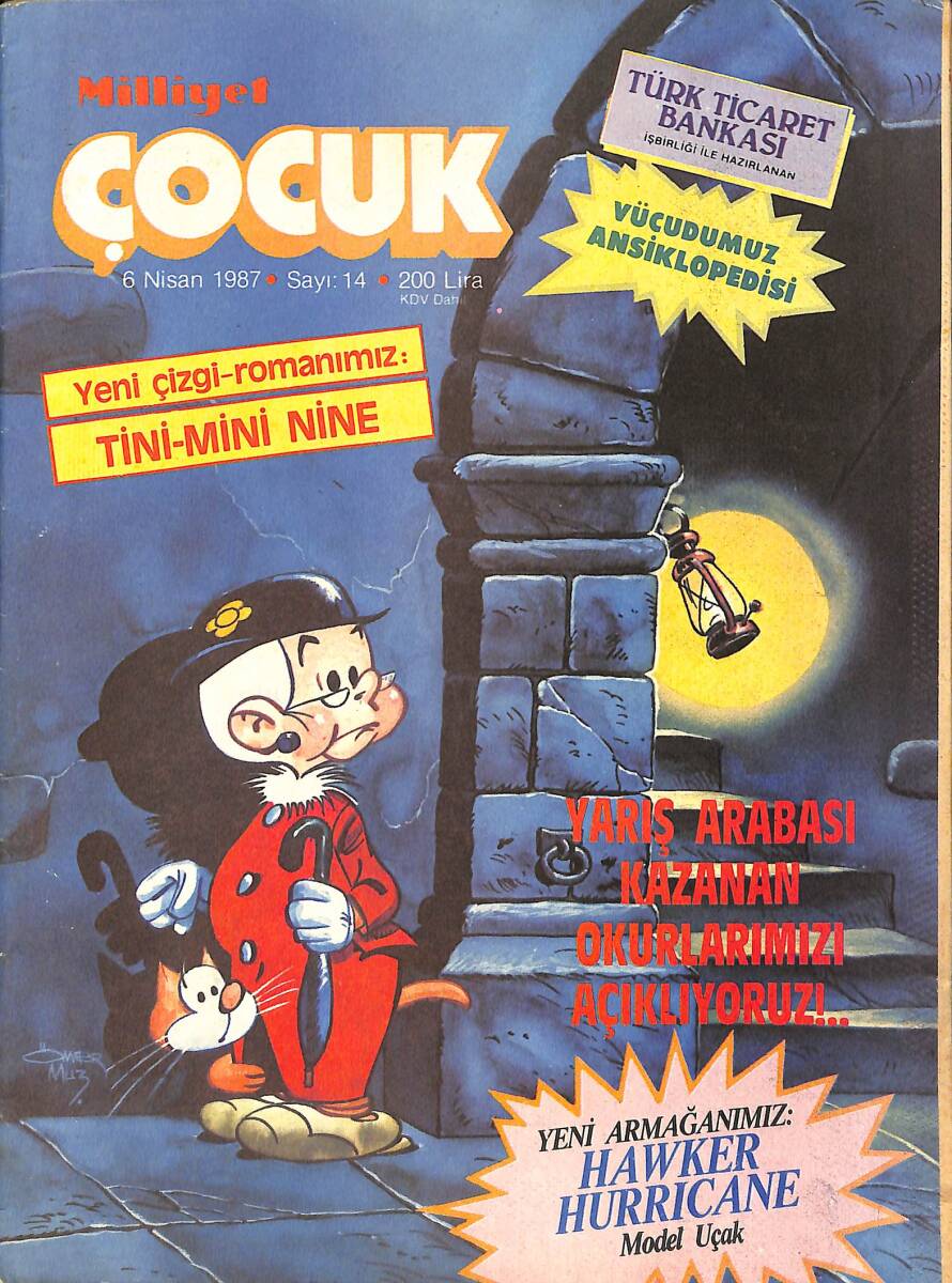 Milliyet Çocuk Dergisi 6 Nisan 1987 Sayı: 14 - Kaptan'ın Gezintisi - Define Adası - Dolan Kibrit Kutusu - Demet 12 Yaşında Türkü Söylemeye Başladı NDR95997 - 1