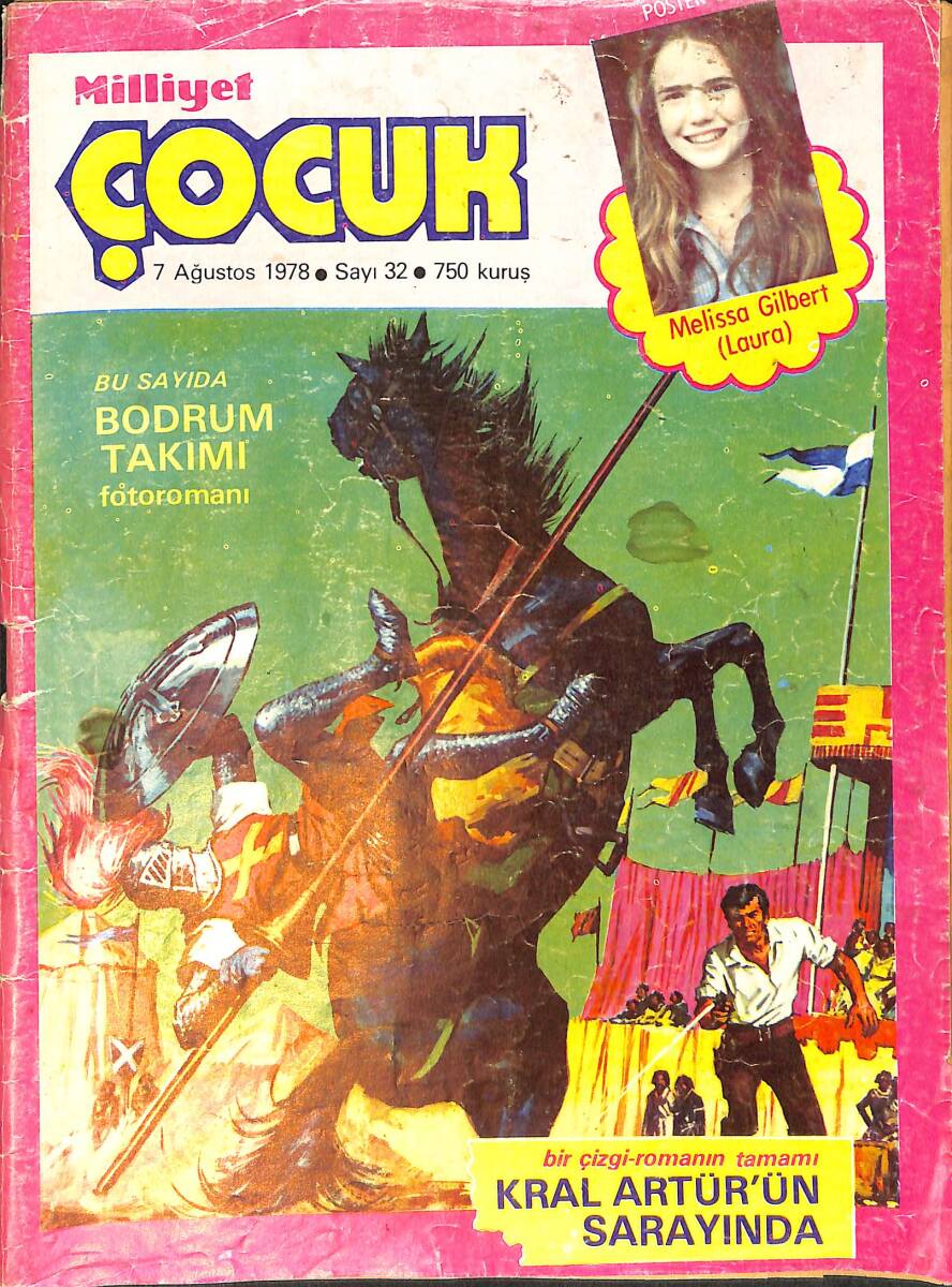 Milliyet Çocuk Dergisi 7 Ağustos 1978 Sayı: 32 - Uzay Çocukları - Mark Twain 