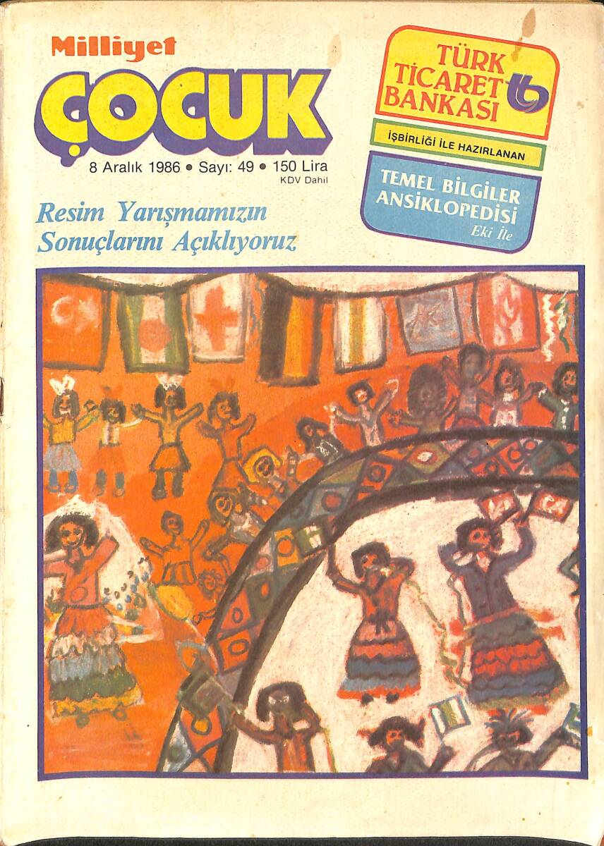 Milliyet Çocuk Dergisi 8 Aralık 1986 Sayı: 49 - Red Kit 