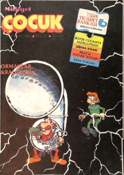 Milliyet Çocuk Dergisi 8 Nisan 1985 Sayı: 15 - Red Kit - Şirinler - Altı Kafadar - Şimşek Santrafor NDR96034 - Gökçekoleksiyon