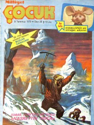 Milliyet Çocuk Dergisi 9 Temmuz 1979 Sayı: 28 - Uzay Çocukları - Pembe Panter - Mayalar - Polis Dosyası - Temel Reis NDR97146 - Gökçekoleksiyon