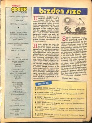 MİLLİYET ÇOCUK DERGİSİ Sayı 14 7 Nisan 1980 - Jules Verne Çılgın Madenci - Uzay Çocukları Tembeller Adası NDR68254 - 2