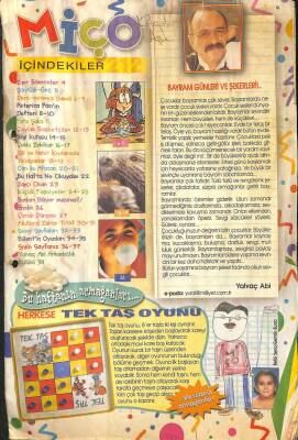 MİLLİYET ÇOCUK HAFTALIK DERGİ MİÇO KAPAKSIZ NDR76212 - 1