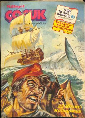 Milliyet Çocuk Sayı 16 18 Nisan 1983 - Beşler Çetesi, REd Kit, Moby Dick, Mac Coy Diye Biri NDR83372 - 1