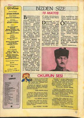 Milliyet Çocuk Sayı 20 16 Mayıs 1983 - Beşler Çetesi, Red Kit, Mac Coy Diye Biri, Demir Yumruklu Adam NDR83365 - 1