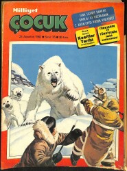 Milliyet Çocuk Sayı 35 23 Ağustos 1982 - Kraliçenin Gerdanlığı, Demir Yumruklu Adam, Kronos Dünyaya Dönüş, Red Kit NDR83378 - Gökçekoleksiyon
