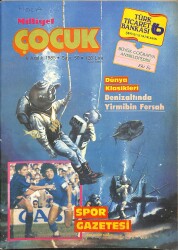 Milliyet Çocuk Sayı 50 9 Aralık 1985 - Kaptan Cousteau, Red Kit NDR83332 - Gökçekoleksiyon
