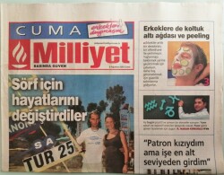 Milliyet Cuma Gazetesi 8 Ağustos 2003 Patron Kızı Olmak Daha Zor -GZ44024 - 1
