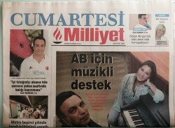 Milliyet Cumartesi Gazetesi 10 Eylül 2005 Nükhet Duru 70 Kişilik Ermeni Korosuyla Sahnede - GZ44213 - 2