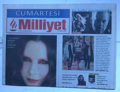 Milliyet Cumartesi Gazetesi 16 Temmuz 2005 - Eski Milli Futbolcu Amerikada Limuzin Şoförü GZ8574 - 1