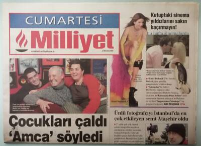 Milliyet Cumartesi Gazetesi 2 Nisan 2005 Özcan Deniz Gerçekten Takı Tasarımcısı -GZ33238 - 1