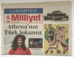 Milliyet Cumartesi Gazetesi 22 Mayıs 2004 - Athenanın Türk Lokumu GZ5267 - 1