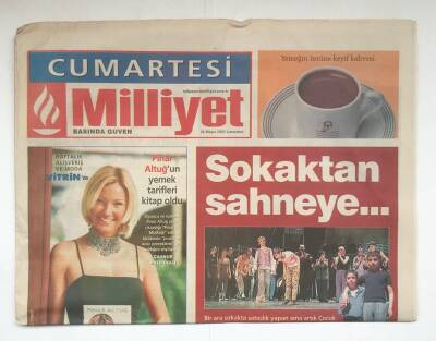 Milliyet Cumartesi Gazetesi 24 Mayıs 2003 - Şebnem Ferah Aşk Acısı Bu Albüme Yaradı GZ8785 - 1