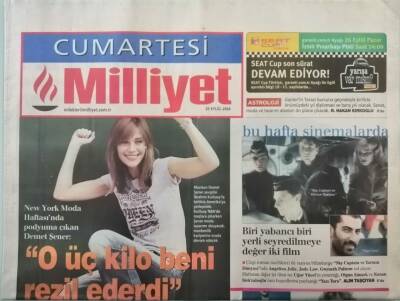 Milliyet Cumartesi Gazetesi 25 Eylül 2004 İbonun Peşinden Alaskaya Da Giderim - GZ44866 - 1
