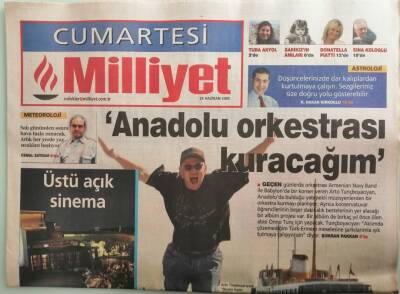 Milliyet Cumartesi Gazetesi 25 Haziran 2005 Anadolu Orkestrası Kuracağım -GZ37996 - 1