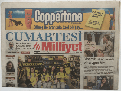 Milliyet Cumartesi Gazetesi 29 Nisan 2006 - Sabah a Kadar Fenerbahçe Forması Sattık GZ3757 - 1