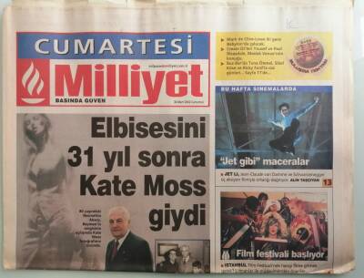 Milliyet Cumartesi Gazetesi 30 Mart 2002 Semihe Rağmen Şampiyon - Festivalin Gözdeleri -GZ37998 - 1