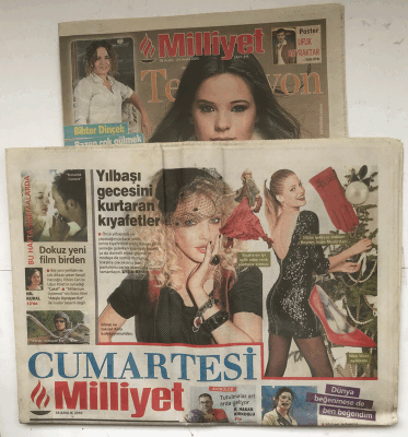 Milliyet Cumartesi Gazetesi Cadde Eki İle 18 Aralık 2010 - Şimdi de Genç Çapa Ağırlıyor GZ5678 - 1