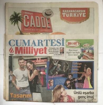 Milliyet Cumartesi Gazetesi Cadde Eki İle 21 Ağustos 2010 - Tasarım Dünyasının Tencere Ve Kapağıyız GZ5968 - 1