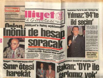 Milliyet Gazete 12 Eylül 1991 - Doğum Günü Hediyesi GZ56713 - 1