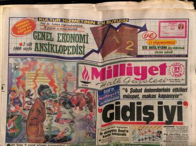 Milliyet Gazete 21 Şubat 1988 - Doğum Günü Hediyesi GZ56717 - 1
