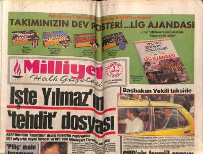 Milliyet Gazetesi 1 Ağustos 1992 - Doğum Günü Hediyesi GZ55502 - 1