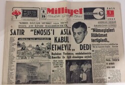 Milliyet Gazetesi 1 Eylül 1964- Kıbrıs Meselesi Ve Milli Koalisyon GZ6098 - 2