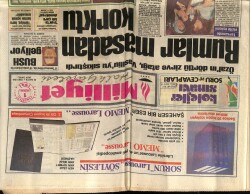 Milliyet Gazetesi 1 Haziran 1991 - Rumlar Masadan Korktu GZ61447 - 2