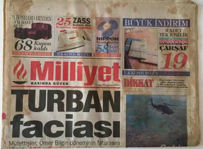 Milliyet Gazetesi 1 Haziran 1996 - Düşe Kalka Yerel Seçim , Erbakan 50 Yılın Öcünü Alacağız GZ16212 - 2