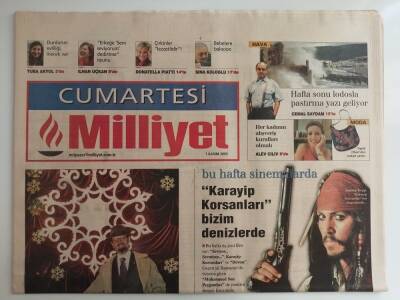 Milliyet Gazetesi 1 Kasım 2003 Etilere Işıklı Mücevher -GZ14549 - 1