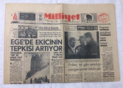 Milliyet Gazetesi 1 Mart 1965 - Egede Ekicinin Tepkisi Artıyor - GZ17120 - 2